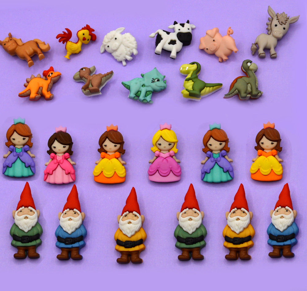 Dress It Up Bottoni Decorativi – Set Out Foxed #8293, Forma Di Volpe, Per Cucito E Hobby Creative
