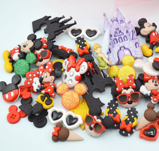 12 Pack Magic Vacation Themed Embellishment Bundle 50 Pieces