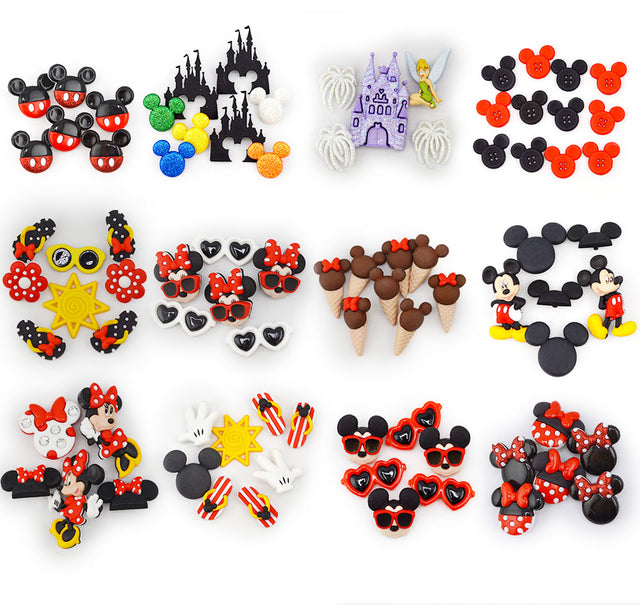 12 Pack Magic Vacation Themed Embellishment Bundle 50 Pieces