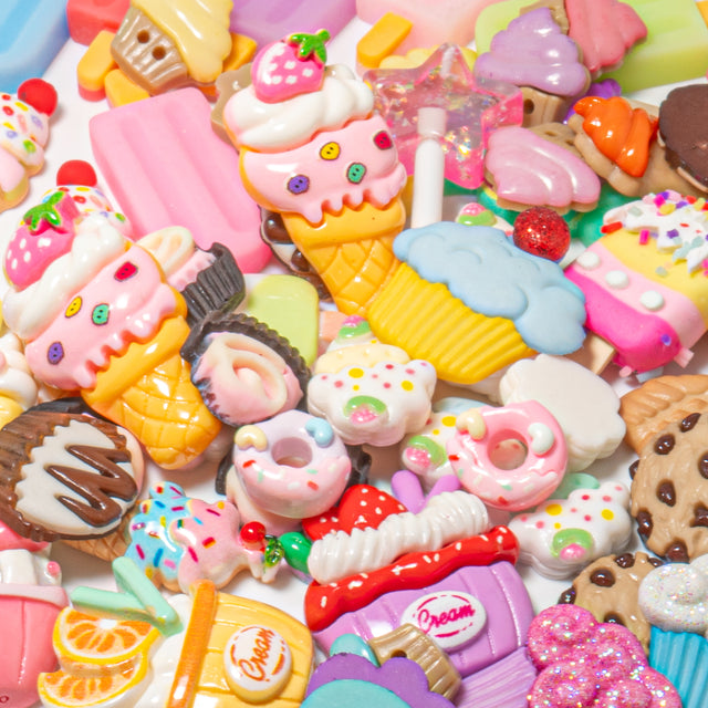 12 Pack Sweet Treats Embellishment Bundle 100 Pieces