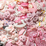 Baby Girl Themed 12-Pack Craft Embellishment Assortment, 100 Pieces