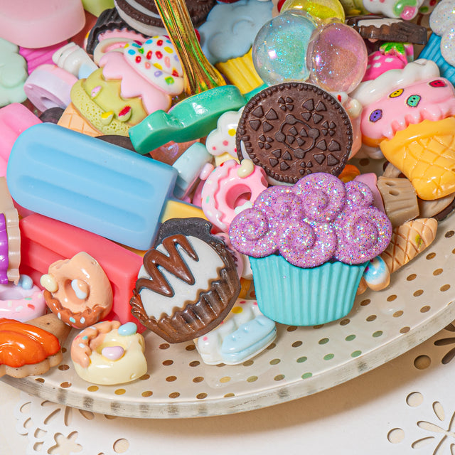 12 Pack Sweet Treats Embellishment Bundle 100 Pieces