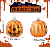 Spooky Treats Halloween Plastic Decorations – 12 Piece Set