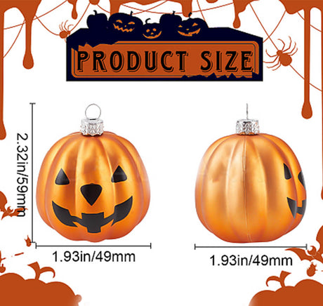 Spooky Treats Halloween Plastic Decorations – 12 Piece Set