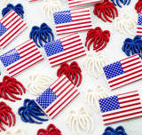 American Flag and Fireworks 48 Piece Assortment