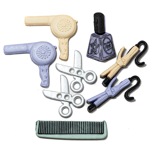 A Cut Above Hairdresser Themed Buttons