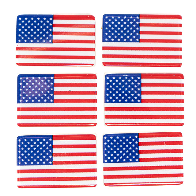 American Flags Craft Buttons