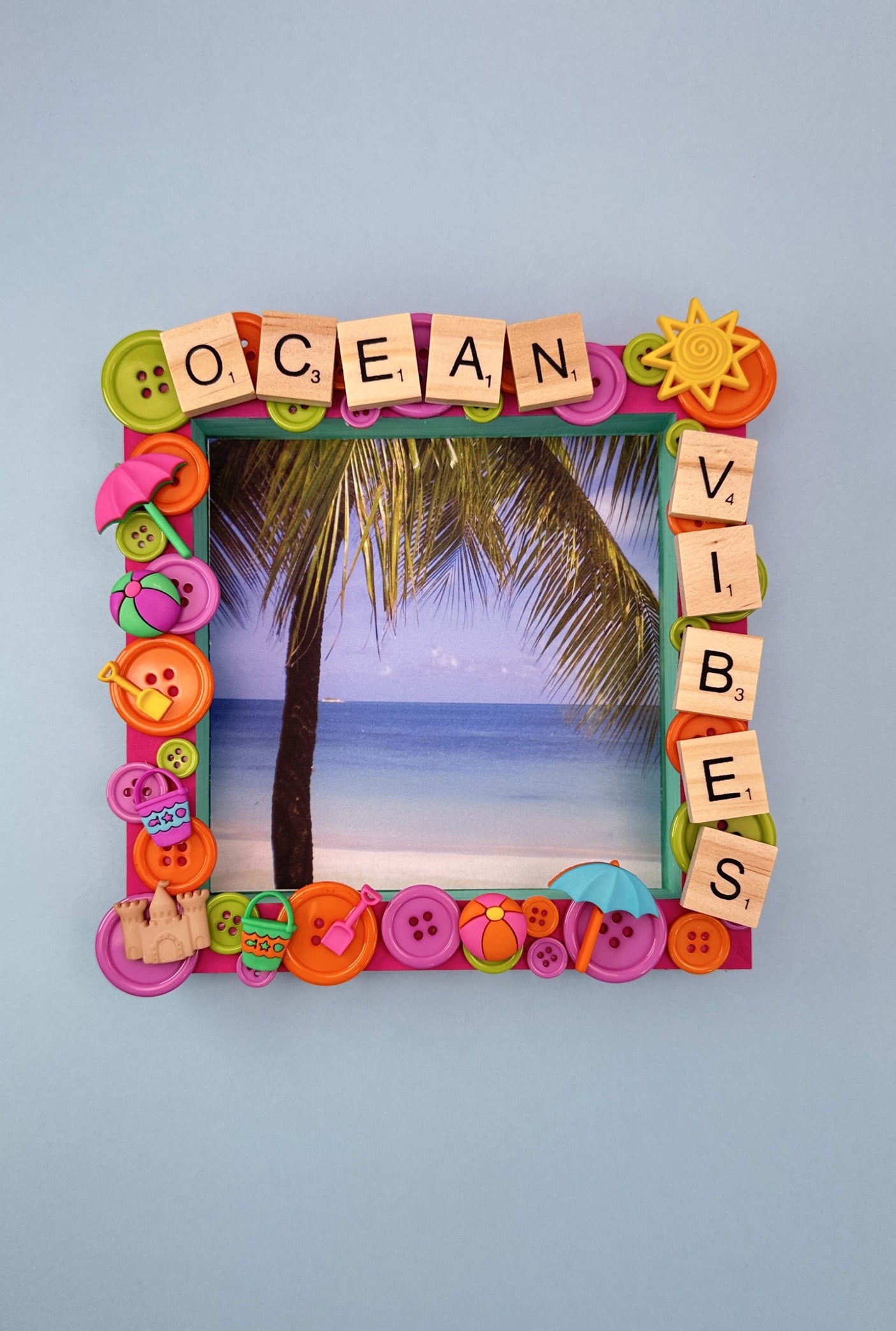 Disco Party Button Frame DIY Assortment