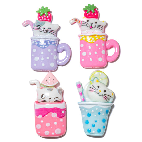 Bubble Cats Cute Resin Embellishments