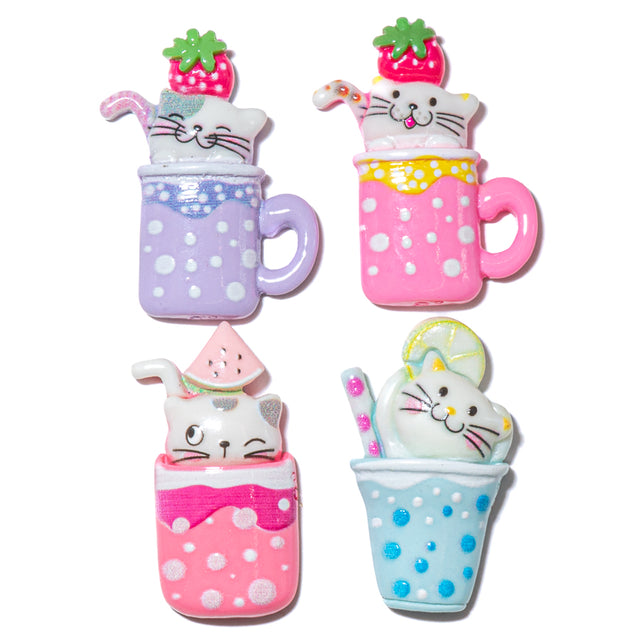 Bubble Cats Cute Resin Embellishments