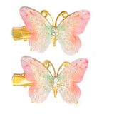 Chiffon Butterfly Hair Clip Pairs