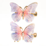 Chiffon Butterfly Hair Clip Pairs
