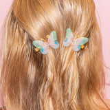 Chiffon Butterfly Hair Clip Pairs