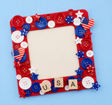 Patriotic Button Frame DIY Assortment