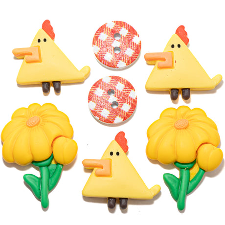 Chicken Resin Craft Embellishments