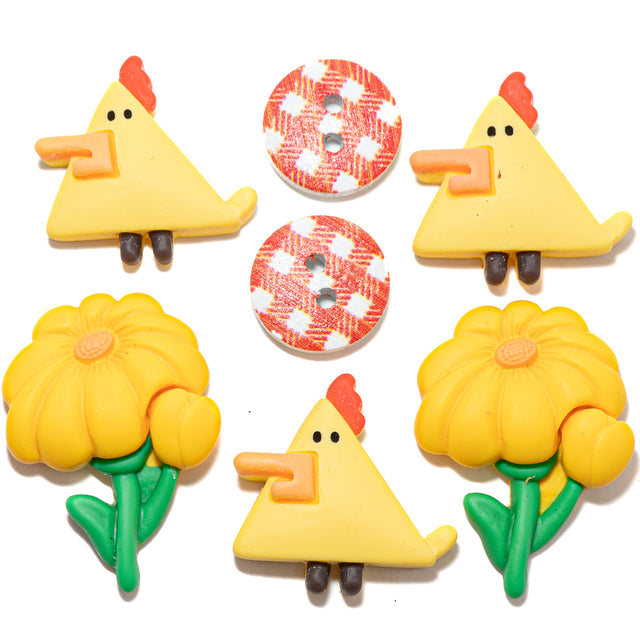 Chicken Resin Craft Embellishments