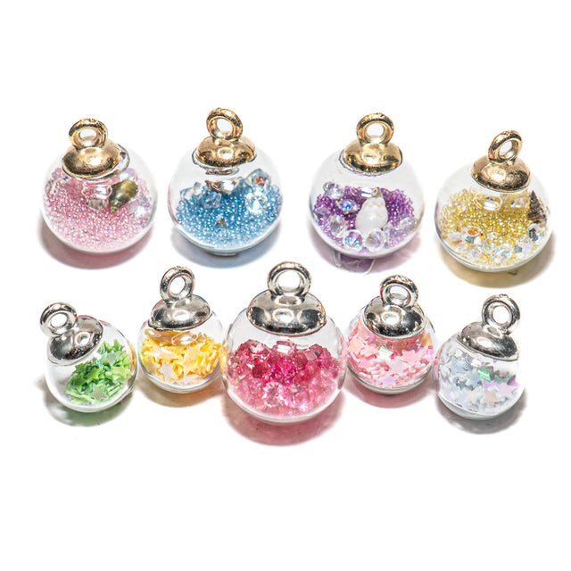 Craft Bubble Balls Multi Color Jewelry Keychain Charms