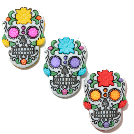 Sugar Skulls Day Of The Dead Themed Embellishments