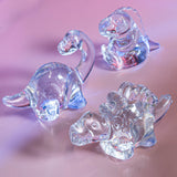 Transparent Plastic Dino Trio Sets