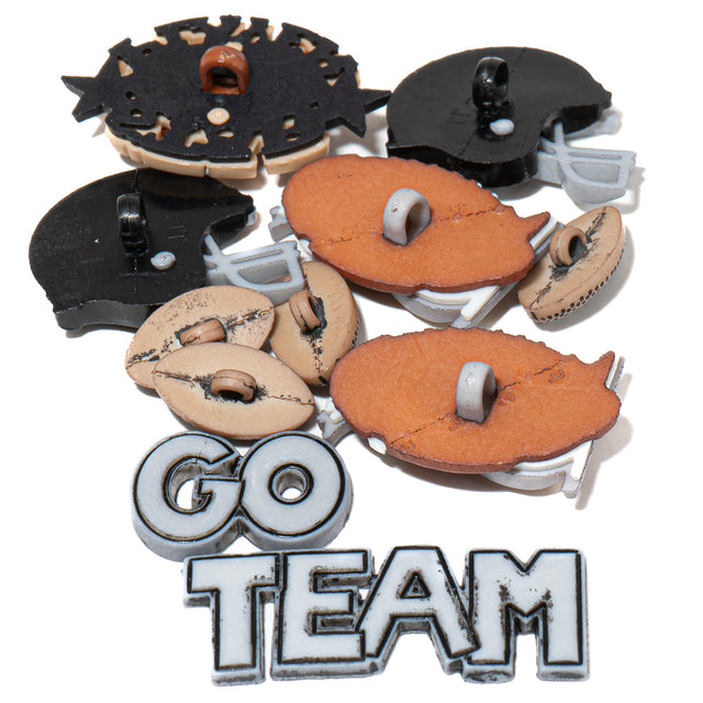 Football Sports Themed Buttons