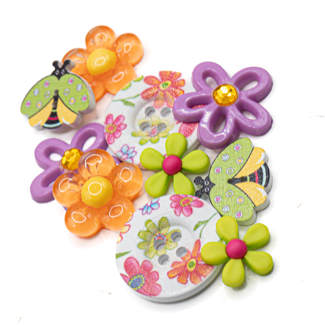 Garden Festival Craft Embellishment Pack