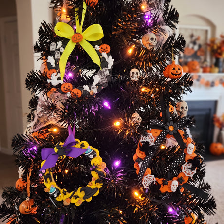 Tiny Halloween Wreath Trio DIY Kit – Makes 3