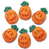 Glitter Pumpkins Holiday Halloween Themed Buttons