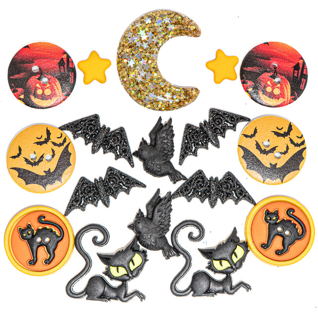 Pumpkin Moonlight Embellishment Pack