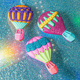 Hot Air Balloons Multi Color Buttons