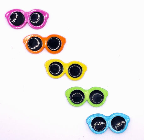 Button Fun - 750 Bright Multi Color Sunglasses