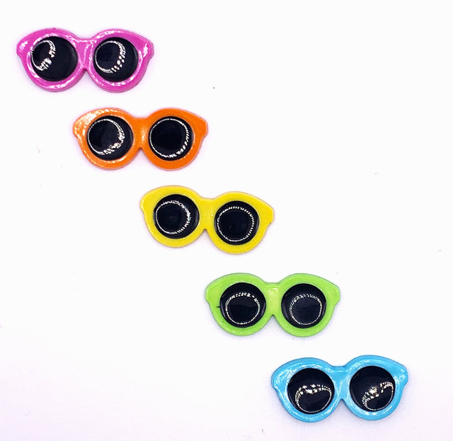 Button Fun - 750 Bright Multi Color Sunglasses