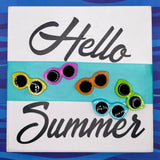 Lovin the Shade Multi Color Sunglasses Beach Summer Inspired Buttons