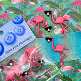 Piensa en flamencos rosados