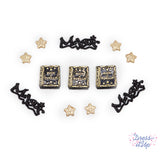 I Put A Spell On You Magic Witchy Flat Back Shank Buttons