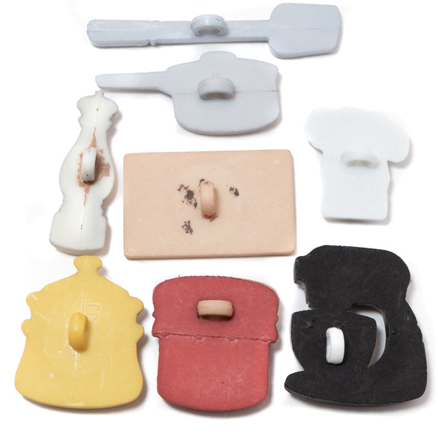 In the Kitchen Baking Cooking Themed Buttons