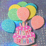 It's My Birthday Embellishments