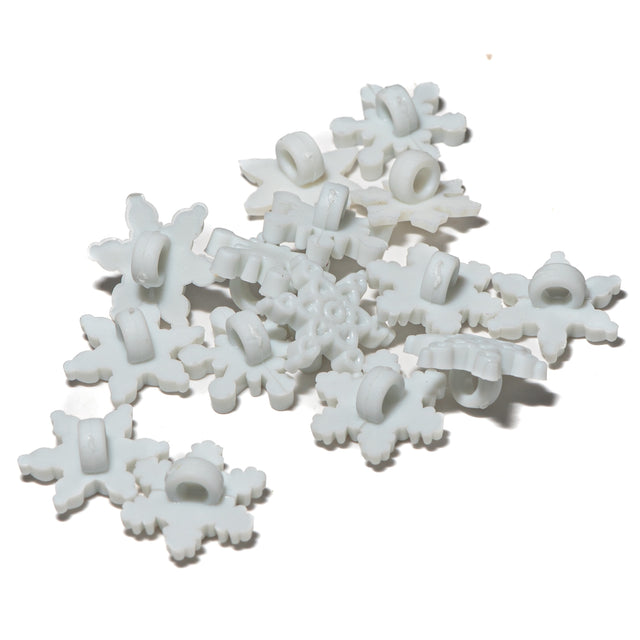 Itty Bitty Snowflakes Winter Themed Buttons