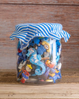 Color Jars in Dark Blue 80 Piece Assortment