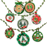 DIY Christmas Ornament Kit Metal Rings, 100+ pieces Makes 8 Ornaments