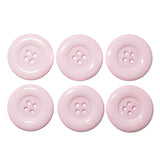 Big Button Light Pink 33mm 4 Hole Buttons