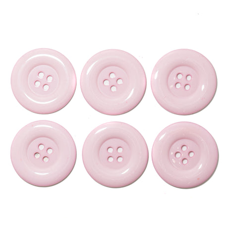 Big Button Light Pink 33mm 4 Hole Buttons