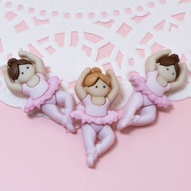 Little Ballerinas Dance Girl Embellishments