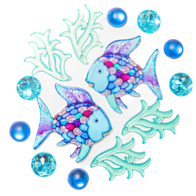 Magic Rainbow Fish Embellishment Mix