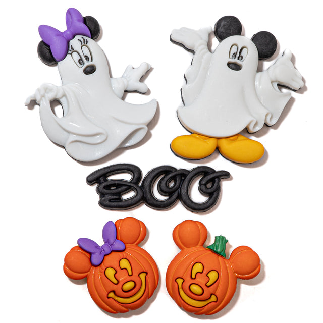Disney Mickey and Minnie Ghosts Buttons Halloween Holiday