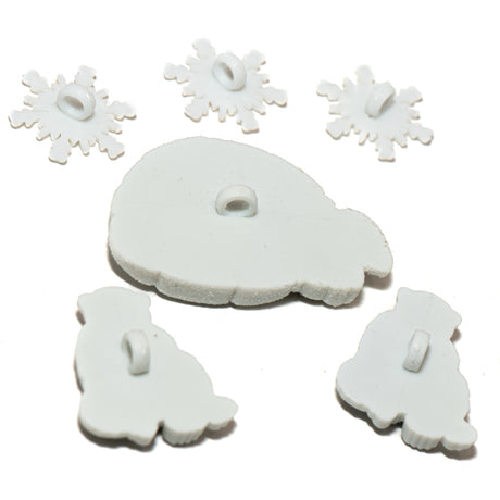 North Pole Fun Bear Igloo Snow Winter Themed Embellishments