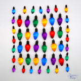 Old Fashioned Christmas Lights Super Value Pack, 40pcs+ Holiday Embellishments