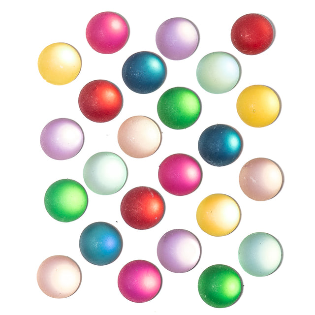 Pastel Jelly Dots Multi Color Flat Back Embellishments