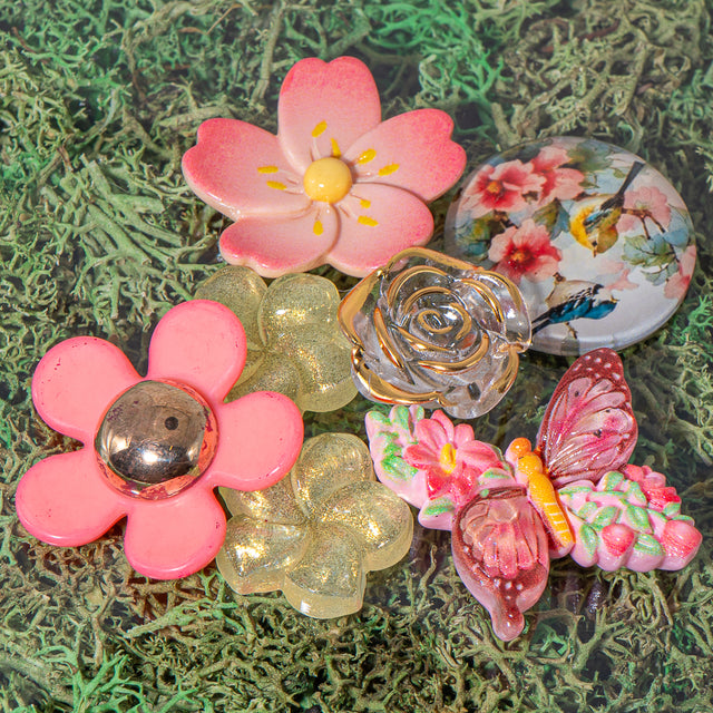 Peaceful Meadows Floral Craft Embellishments