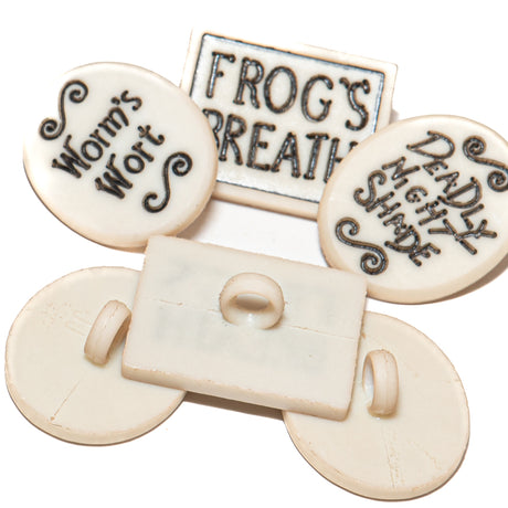 Pick Your Poison Witchy Halloween Sign Buttons