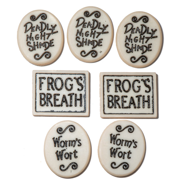 Pick Your Poison Witchy Halloween Sign Buttons